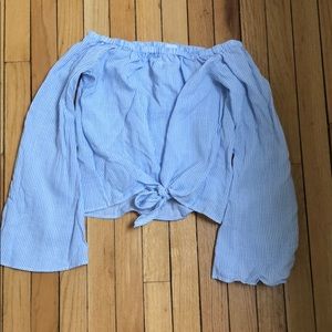 Revolve off the shoulder tie top